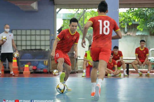 Tuyển futsal Việt Nam tập trung, hướng đến mục tiêu cao tại SEA Games 31
