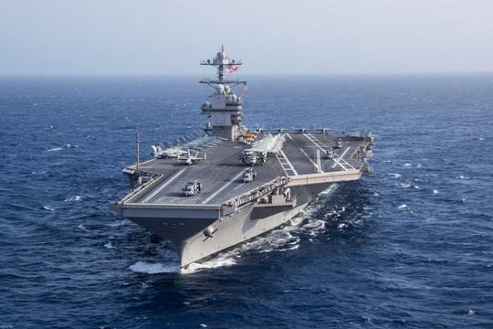 Siêu tàu sân bay Mỹ sẵn sàng thực hiện nhiệm vụ chiến đấu