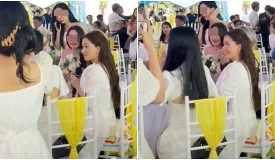 Phản ứng cực khéo của Hòa Minzy khi được nhường hoa cưới