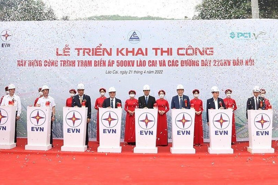 Khởi công Trạm biến áp 500kV Lào Cai và đường dây đấu nối