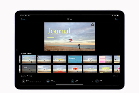 Apple phát hành iMovie 3.0 cho phép tạo nhanh video từ ảnh và video clip