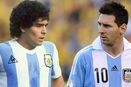 Con trai Diego Maradona: Messi không có cửa so với cha tôi