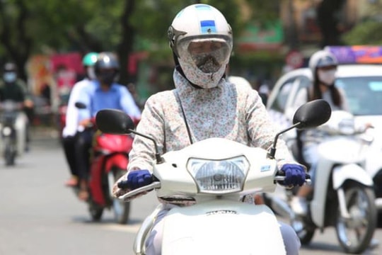 Miền Bắc và miền Trung nắng nóng, có nơi nắng gắt trên 39 độ C