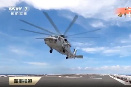 Trung Quốc công bố hình ảnh trực thăng săn ngầm Z-20