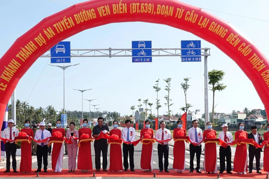 Bình Định khởi công tuyến đường ven biển 700 tỷ đồng dài 7km