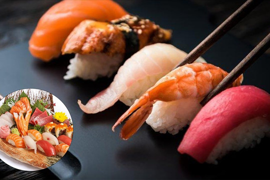 Những đặc tính gây ảnh hưởng không tốt của sushi cần lưu ý