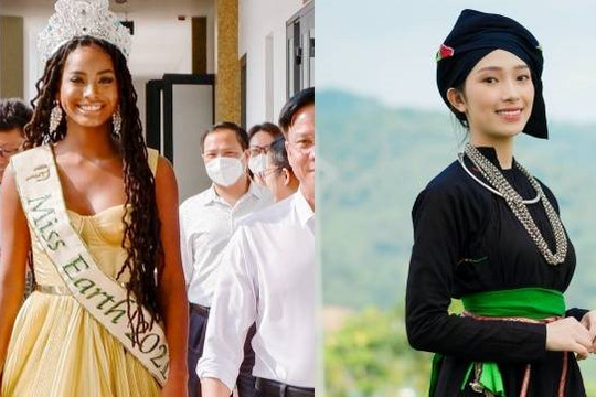 Miss Earth 2021 Destiny Wagner gặp gỡ sinh viên Việt Nam