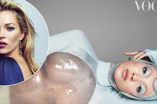 Kate Moss nói sẽ không bao giờ cho phép con gái chụp ảnh ngực trần...
