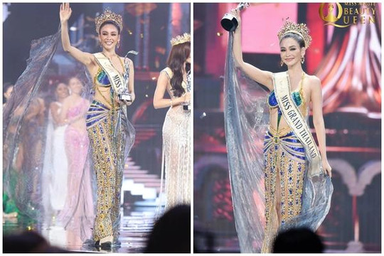 Ca sĩ nổi tiếng đăng quang Hoa hậu Hòa bình Thái Lan