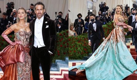 Host Met Gala 2022 'thay váy' ngay trên thảm đỏ