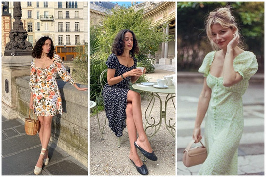 4 kiểu váy liền trẻ trung, tinh tế mà hè năm nào phụ nữ Pháp cũng diện