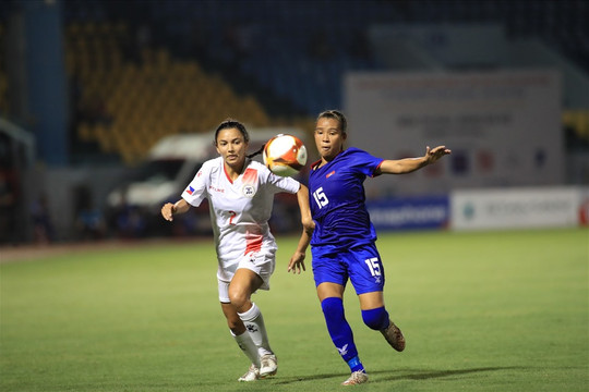 Tuyển nữ Philippines giành chiến thắng 5-0 trong ngày ra quân