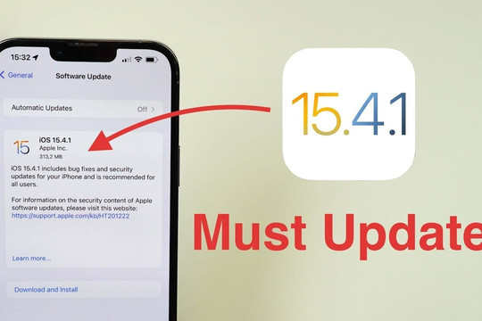 Lý do bạn nên cập nhật lên iOS 15.4.1 ngay