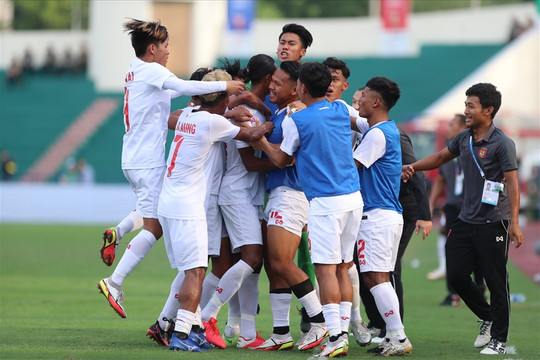 U23 Myanmar thắng ngược Philippines trước ngày đấu U23 Việt Nam