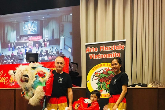 Cặp vợ chồng Việt - Italia và đam mê truyền bá võ cổ truyền Việt Nam ra thế giới