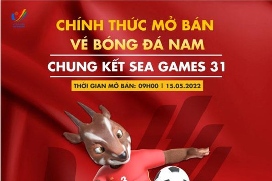 Ngày mai, vé chung kết bóng đá nam SEA Games 31 chinh thức mở bán