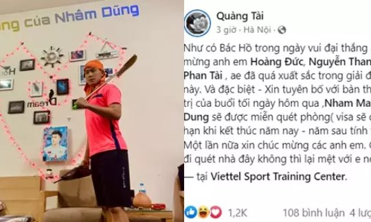 Nhâm Mạnh Dũng hưởng đặc cách khi rinh vàng cho U23 Việt Nam
