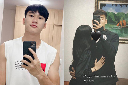 Người hùng ĐT U23 Việt Nam Nhâm Mạnh Dũng: Công khai người yêu hot girl với loạt tin nhắn "tình bể bình"
