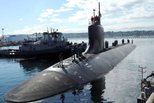 Mỹ công bố kết quả vụ tàu ngầm hạt nhân USS Connecticut đâm vào núi ngầm