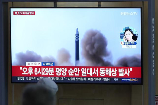 Triều Tiên phóng 3 tên lửa sau hội nghị nhóm Bộ Tứ