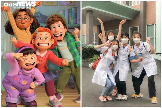 Bộ ảnh hài hước 'Gấu đỏ biến hình' của sinh viên năm cuối trường Y gây sốt mạng