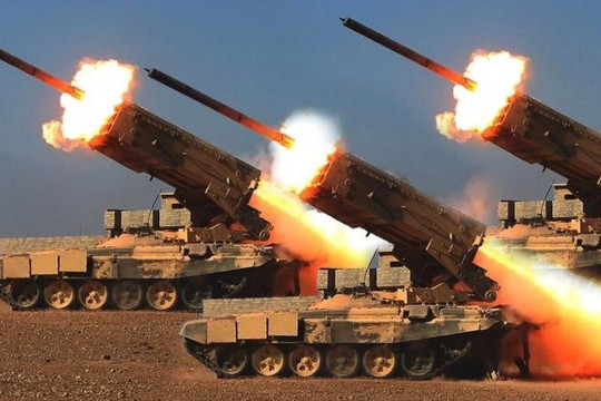 Hệ thống pháo phản lực TOS-1A đem đến lợi thế lớn cho Nga trong các cuộc tấn công trên bộ