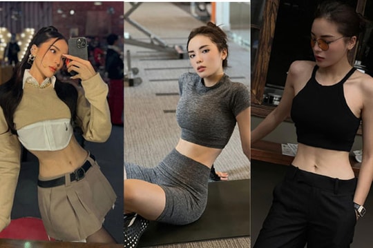 Hoa hậu Kỳ Duyên chăm chỉ mặc crop top khoe vòng eo "con kiến" nóng bỏng