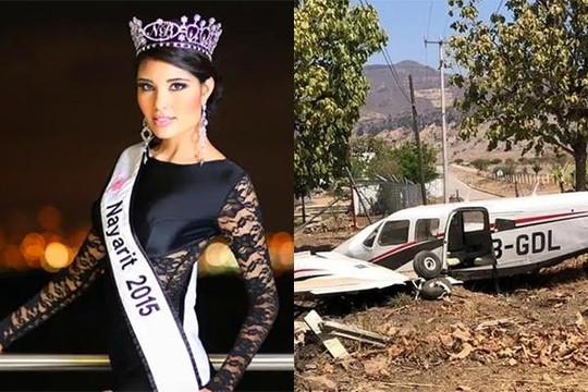 Hoa hậu Mexico bị thương trong vụ tai nạn máy bay