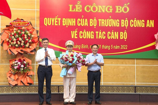 Phó Cục trưởng An ninh kinh tế giữ chức Giám đốc Công an Quảng Bình