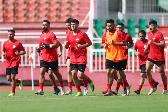 Afghanistan bất ngờ đổi lịch tập trước ngày đấu tuyển Việt Nam