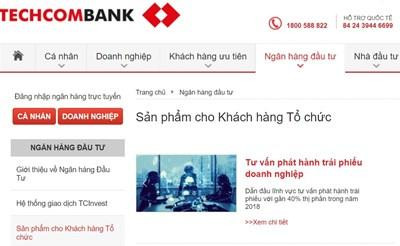 Thanh tra đầu tư trái phiếu doanh nghiệp của Techcombank, HDBank, TPBank, SHB