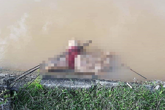 Phát hiện thi thể trôi trên kênh thủy lợi ở Nghệ An