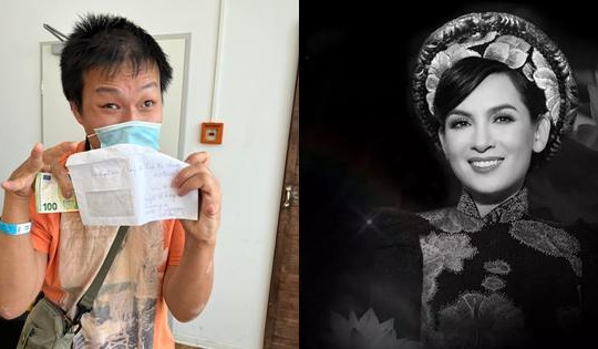 Sao Việt xúc động tình cảm cậu bé khuyết tật dành cho Phi Nhung