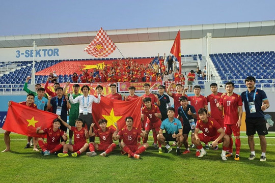 U23 Việt Nam nhận thưởng "nóng" sau khi giành vé tứ kết U23 Châu Á 2022