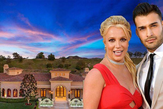 Britney Spears chi 271 tỷ mua biệt thự khủng sống cùng chồng mới