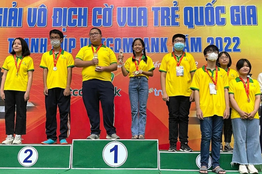 TPHCM thắng lớn tại giải cờ vua trẻ quốc gia 2022