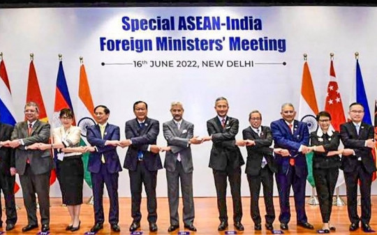 Ấn Độ-ASEAN đề cao chủ nghĩa đa phương và hợp tác khu vực trước 'những cơn gió ngược địa chính trị'