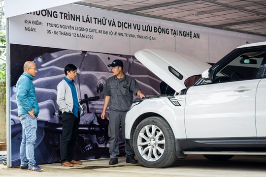 Jaguar Land Rover Việt Nam tổ chức chương trình chăm sóc và sửa chữa xe lưu động tại Nghệ An