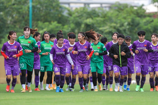 Đội tuyển nữ Việt Nam chuẩn bị sang Pháp tập huấn trước giải Đông Nam Á