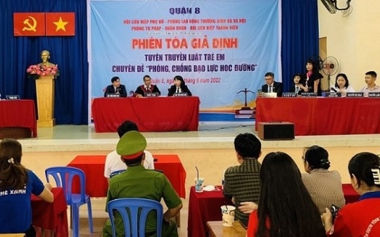 Phiên tòa giả định - Hình thức giáo dục mới, hiệu quả cho học sinh về bạo lực học đường