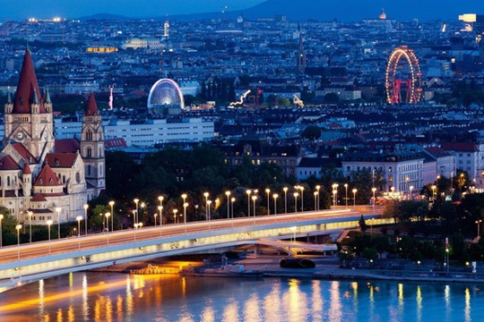 Thủ đô Vienna đạt danh hiệu ‘Thành phố đáng sống nhất thế giới’
