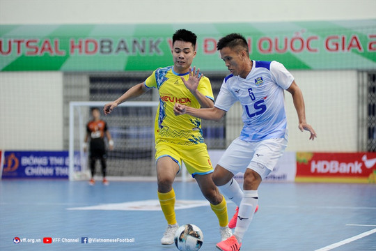 Vòng 6 giải futsal VĐQG 2022: Thái Sơn Nam và Khánh Hoà cùng thắng