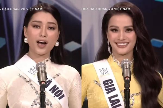 Top 16 Miss Universe Vietnam 2022 thi thuyết trình lắp bắp tiếng Anh, netizen chê lạc đề