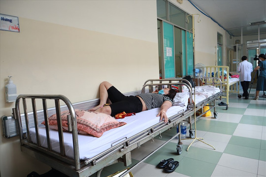 Bệnh viện Bệnh Nhiệt đới TPHCM kê thêm giường vì quá tải ca sốt xuất huyết