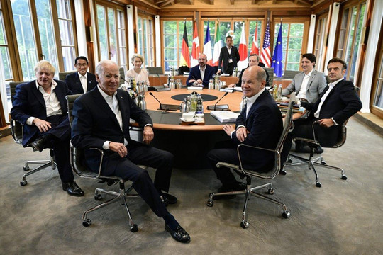 Cụm từ "Trung Quốc" được nhắc tới 14 lần trong tuyên bố chung của G7
