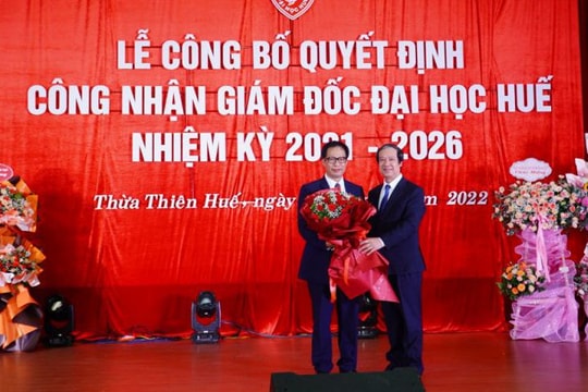 PGS.TS Lê Anh Phương giữ chức Giám đốc Đại học Huế