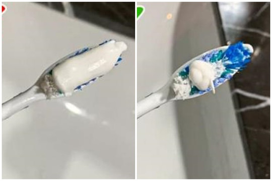 Bôi kem đánh răng lên bàn chải bao nhiêu mới đúng? Việc tưởng đơn giản mà nhiều người vẫn làm sai