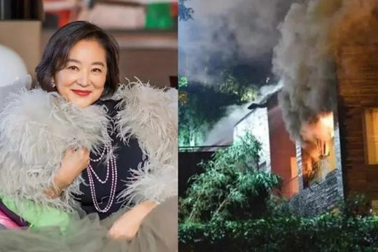 Dinh thự 141 triệu USD của Lâm Thanh Hà bốc cháy dữ dội