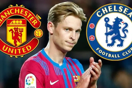 De Jong nhắn Chelsea khiến MU vỡ òa