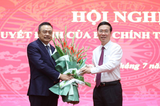 Tổng Kiểm toán Nhà nước Trần Sỹ Thanh giữ chức vụ Phó Bí thư Thành ủy Hà Nội